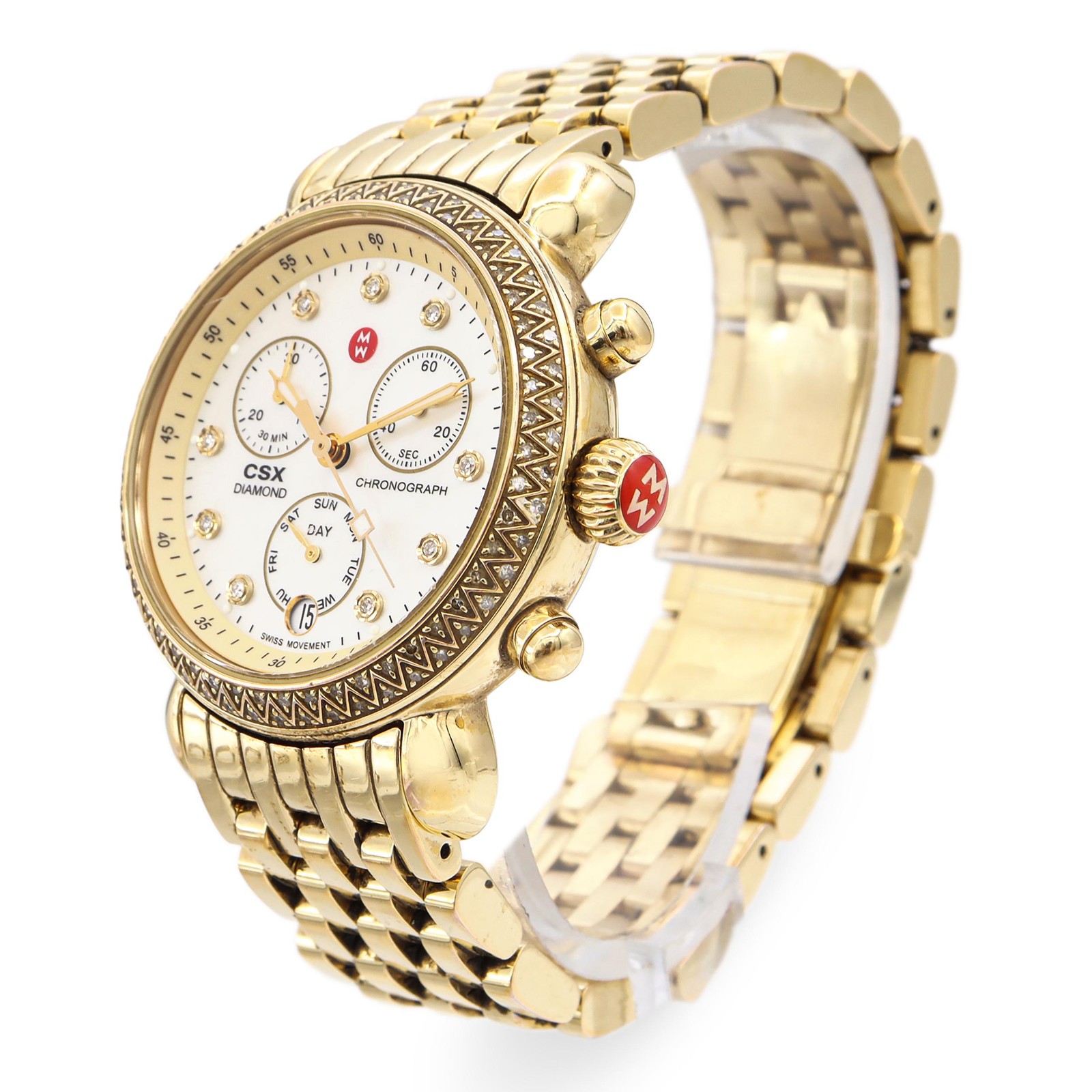 Michele CSX Diamond Chronograph Women’s Quartz Watch
