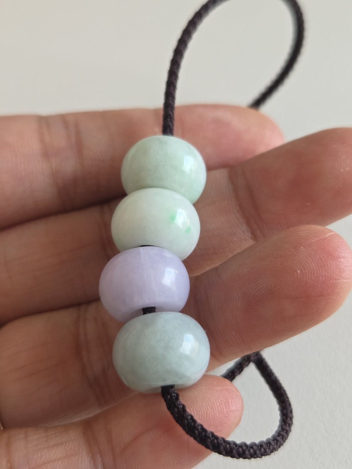 Natural Burmese Jade Barrel Charm Pendant Necklace