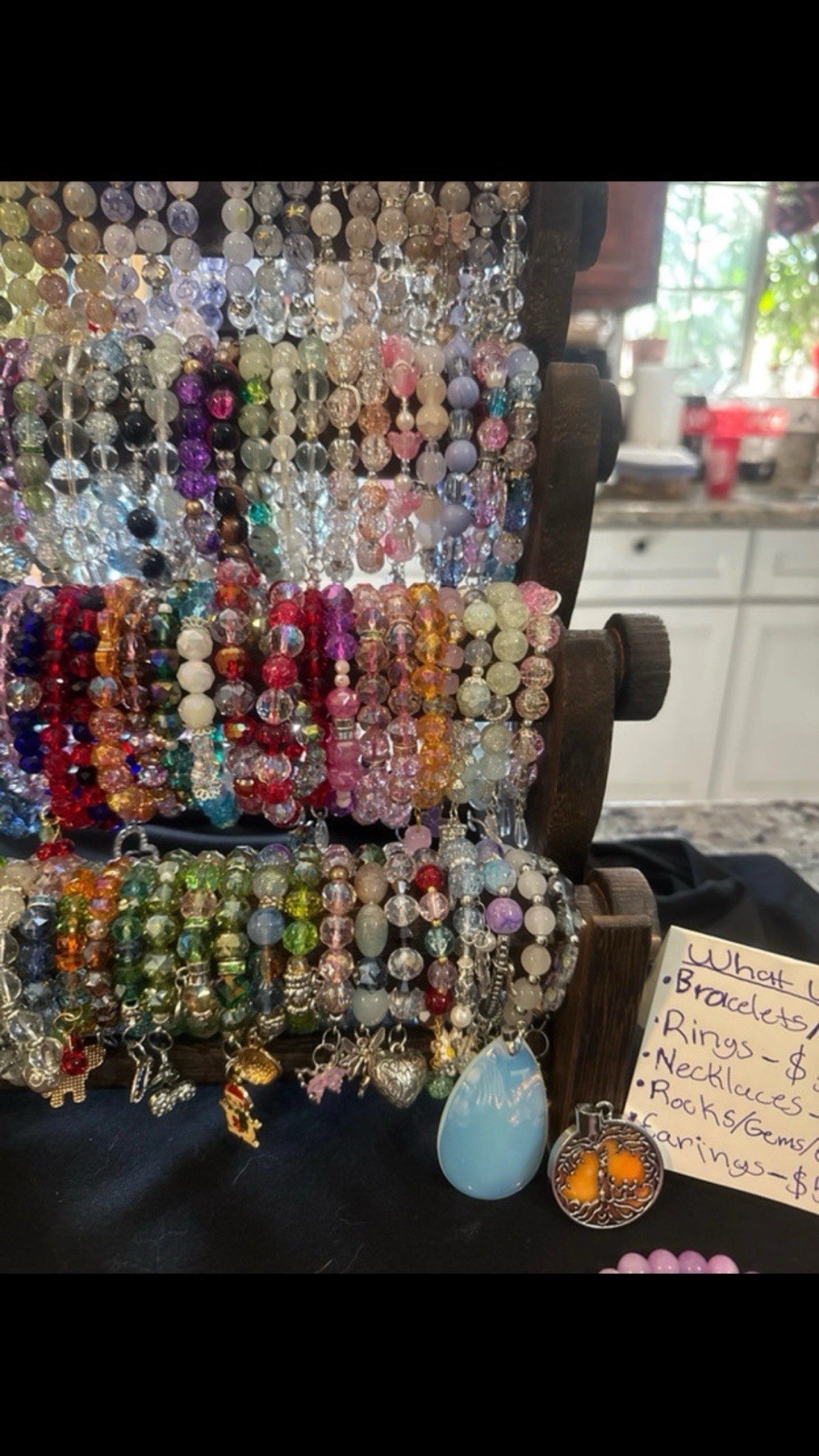 Mixed Jewelry Lot 50+ Multicolor Beaded Stretch Bracelets Mixed Materials