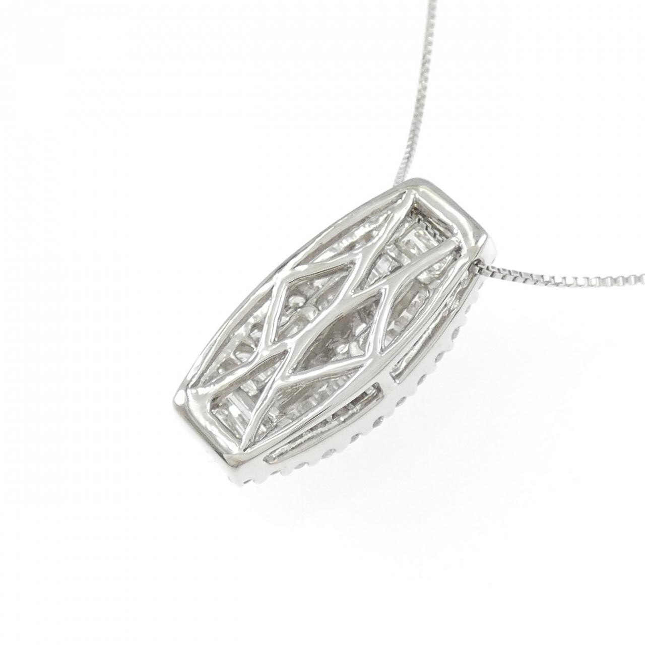 Authentic K18WG Diamond Necklace 1.00CT #270-004-157-8008