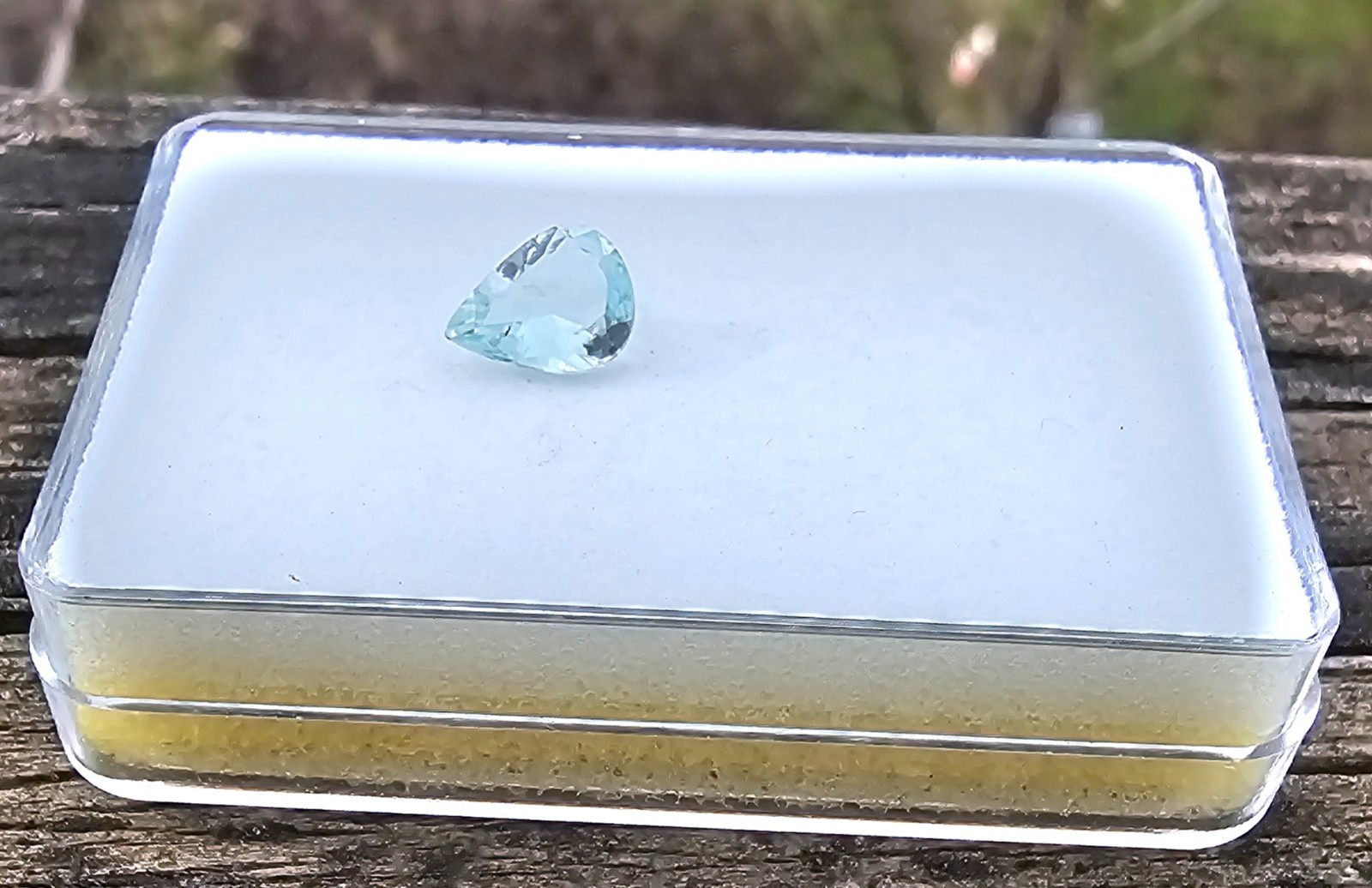 Aquamarine 8.9×6.9mm Pear Shape Loose Gemstone!