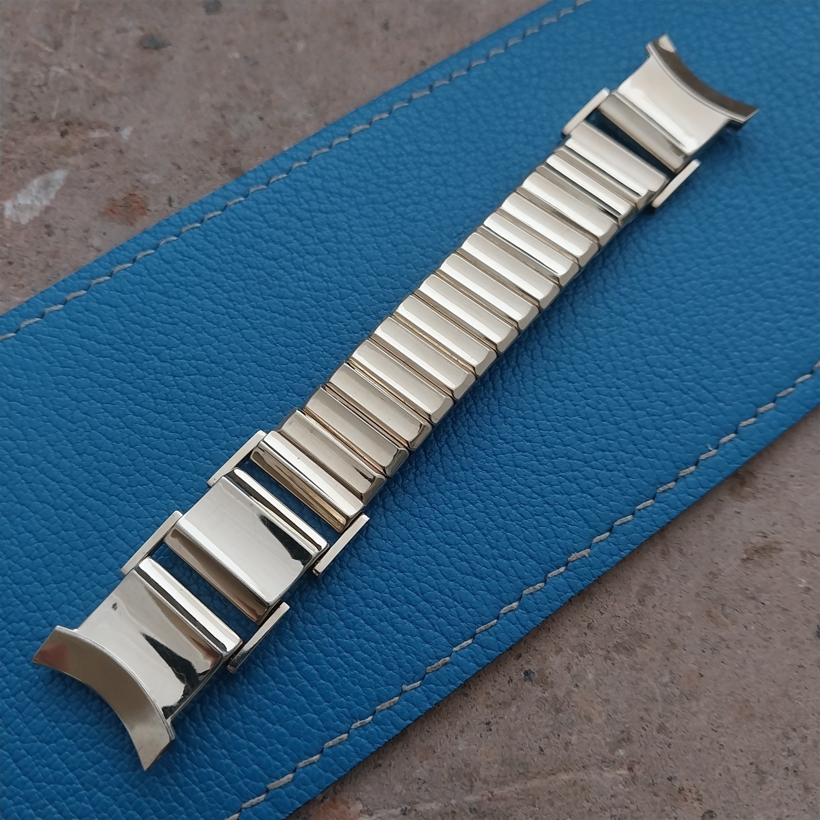 1954 Flex-Let Director Short Gold-Fill Stretch 19mm 18mm 16mm Vintage Watch Band
