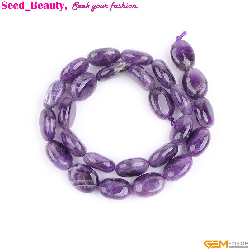 Natural Amethyst Gemstone Jewelry Making Loose Smooth &Faceted Beads Strand 15″