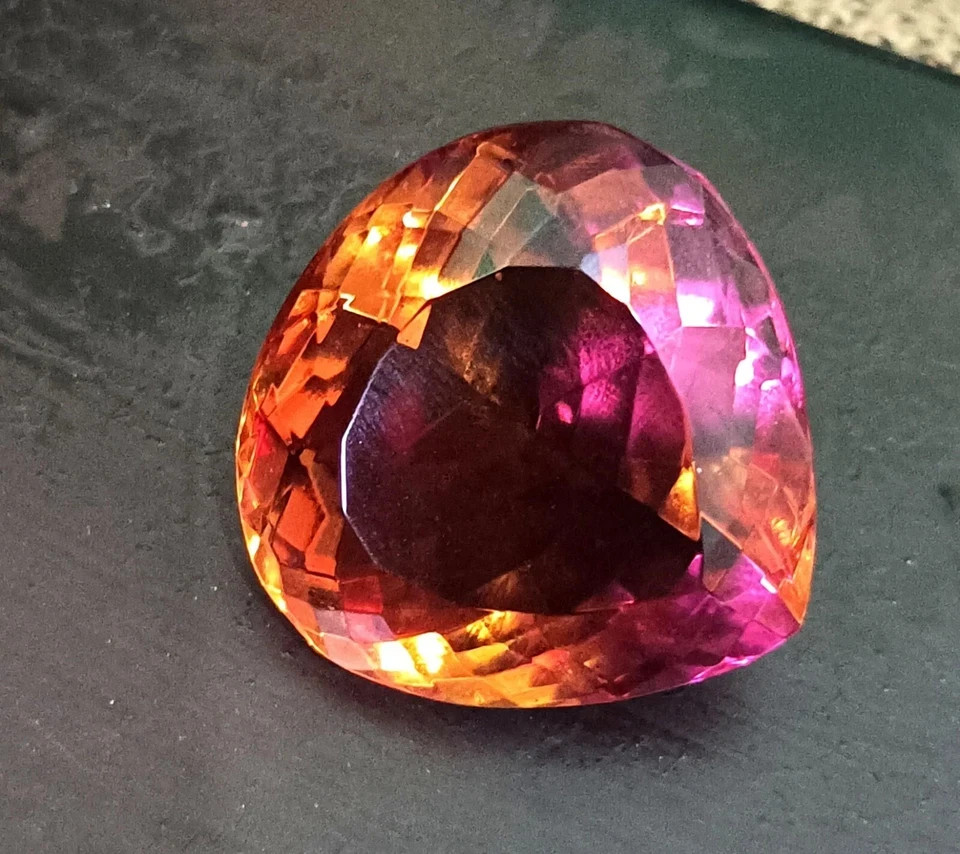 9 Carat Pear Cut Certified Zultanite Gemstone with 7 Stunning Color Changes