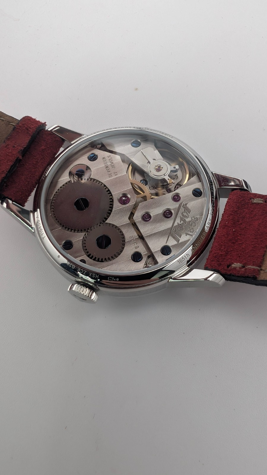 Tissot Heritage Petite Seconde White/sil Dial Leather Strap Watch T1194051603700