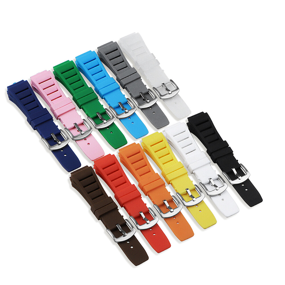 Rubber Watch Strap for Richard Mille Watch Bands Diving Silicone Sport 21mm*17mm