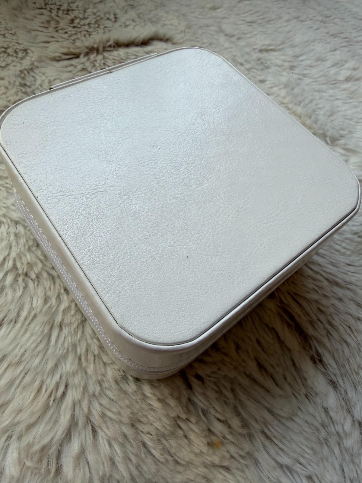 Harlembling Mini Leather Travel Jewelry Box Case