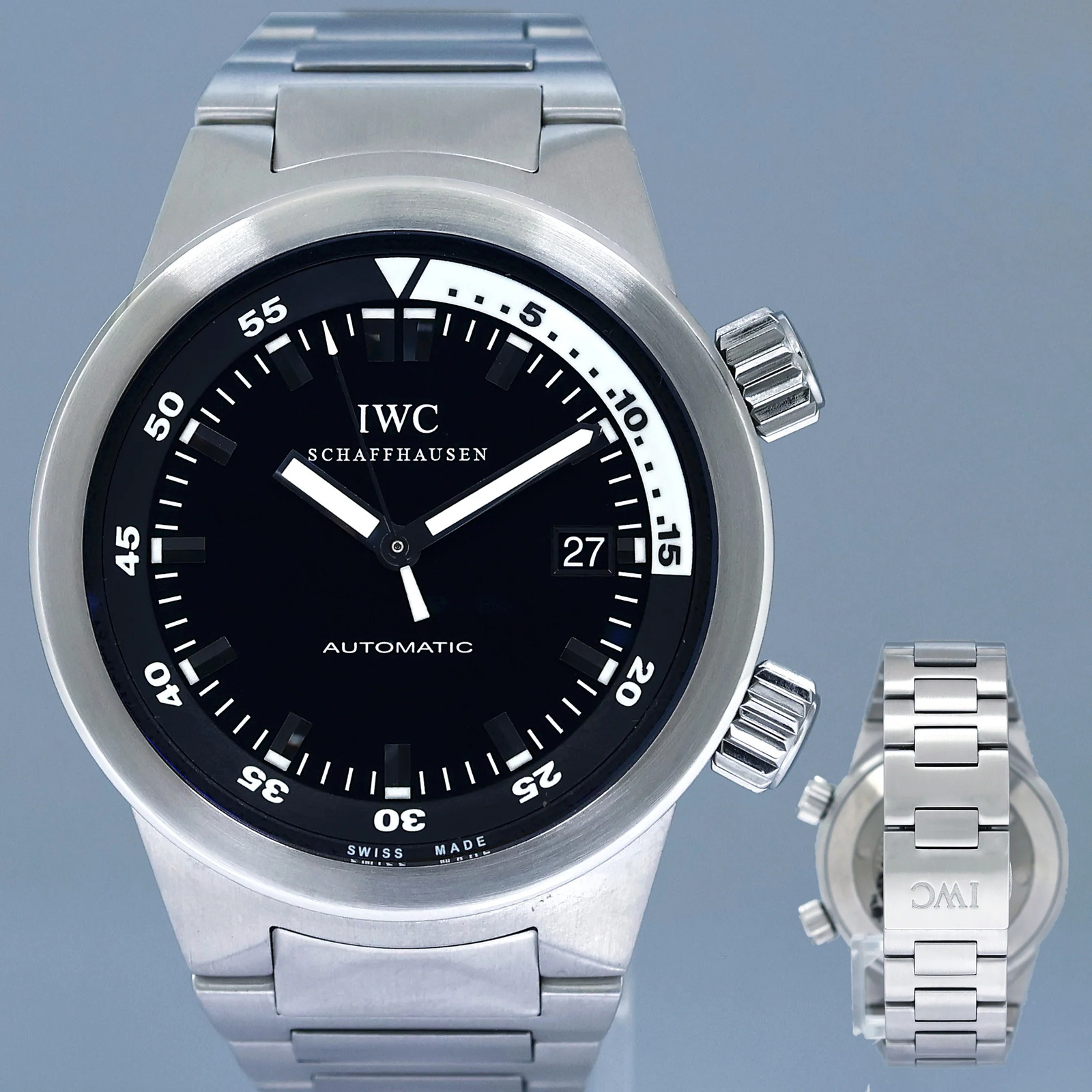 MINT IWC Automatic IW354805 Steel 42mm Watch
