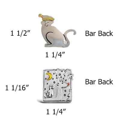 Far Fetched Jewelry Sterling Silver | Mixed Metal Christmas Pin Collection