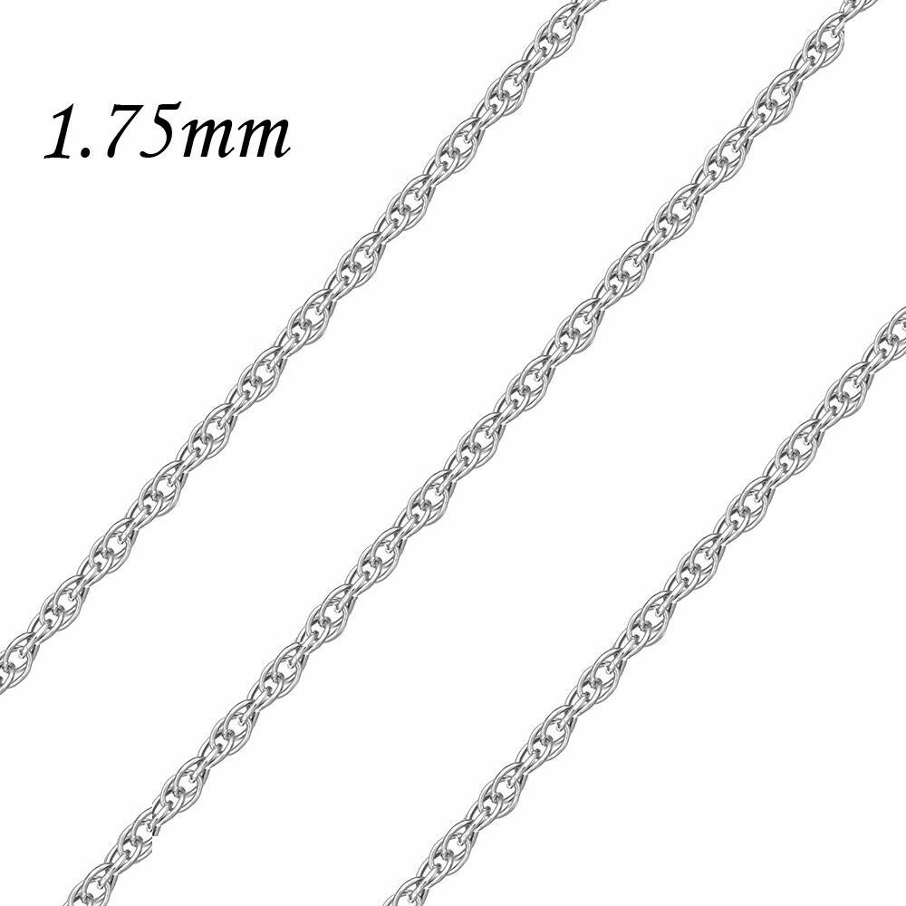NEW 925 Sterling Silver Heart Necklace CZ Pendant & Chain Women White Black Pave
