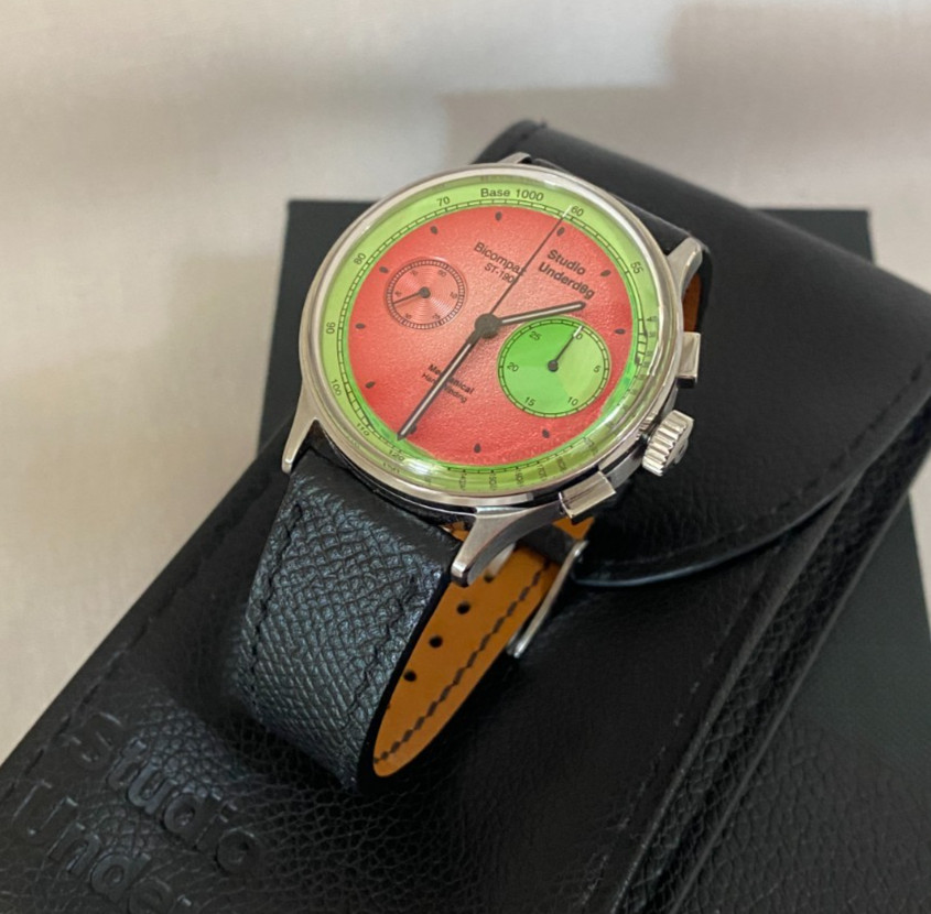 Studio Underd0g – Watermel0n 01 Series Chronograph Watch Underdog Watermelon VGC