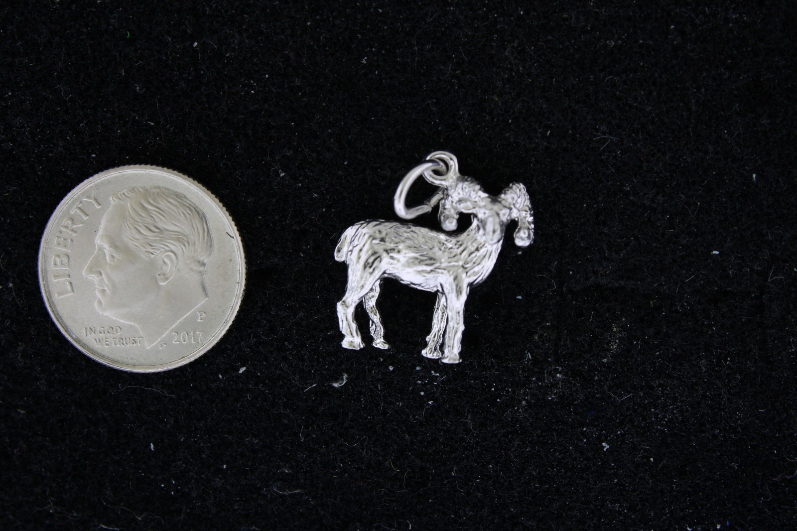Rembrandt Sterling Silver Ram Charm
