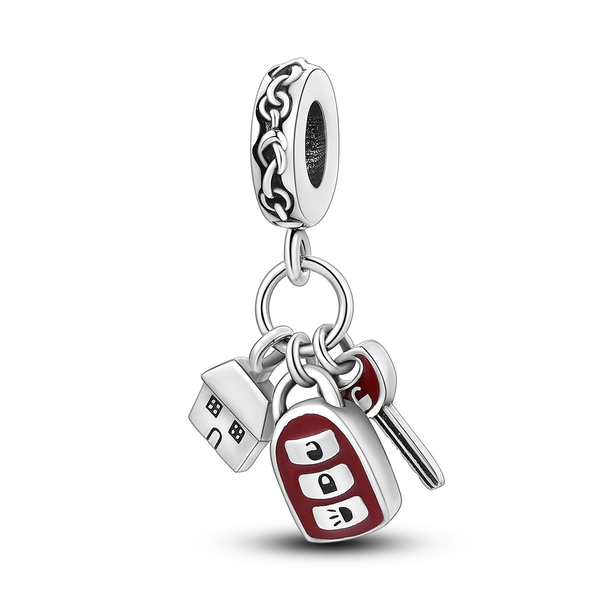 LAZA European 925 Sterling Silver DIY Charm AAA CZ Love Life fit Women Bracelet
