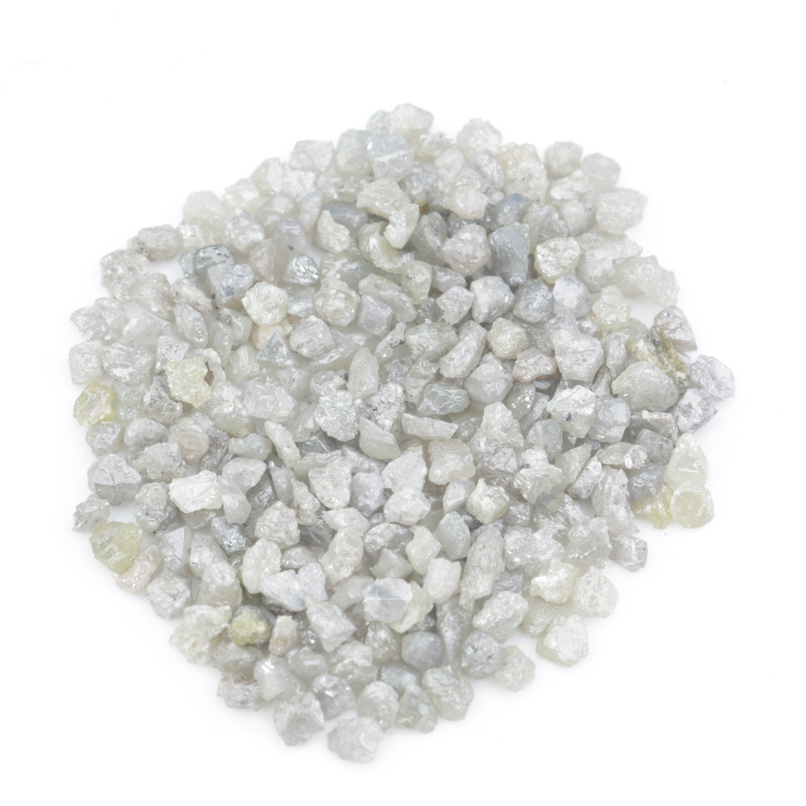6.00Ct White Rough Diamond Lot Natural Loose Raw Uncut Diamond For Fine jewelry.