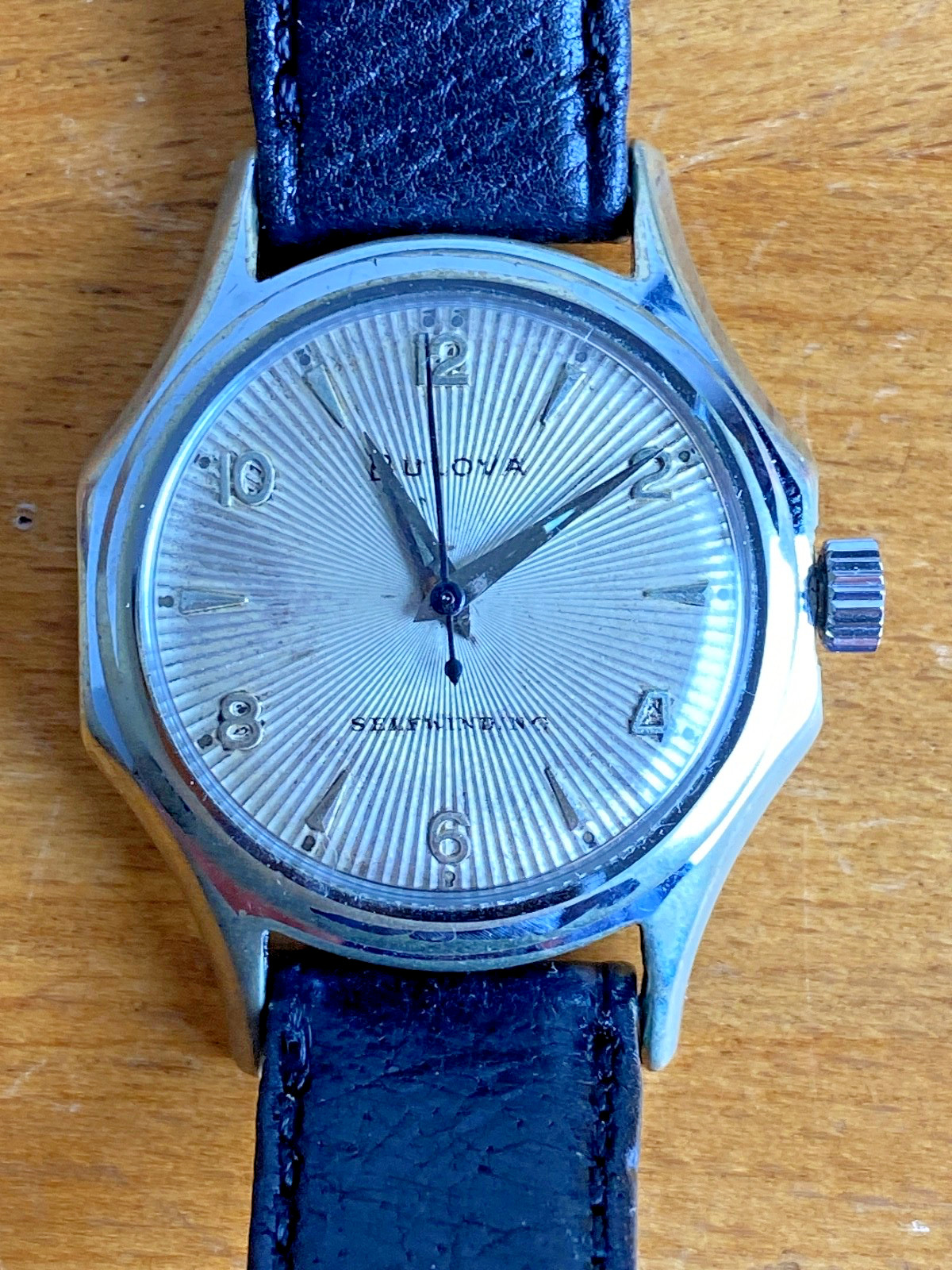 BULOVA SABRE JET Mid-20th Century 1954 Men’s Vintage Auto Self Winding Watch