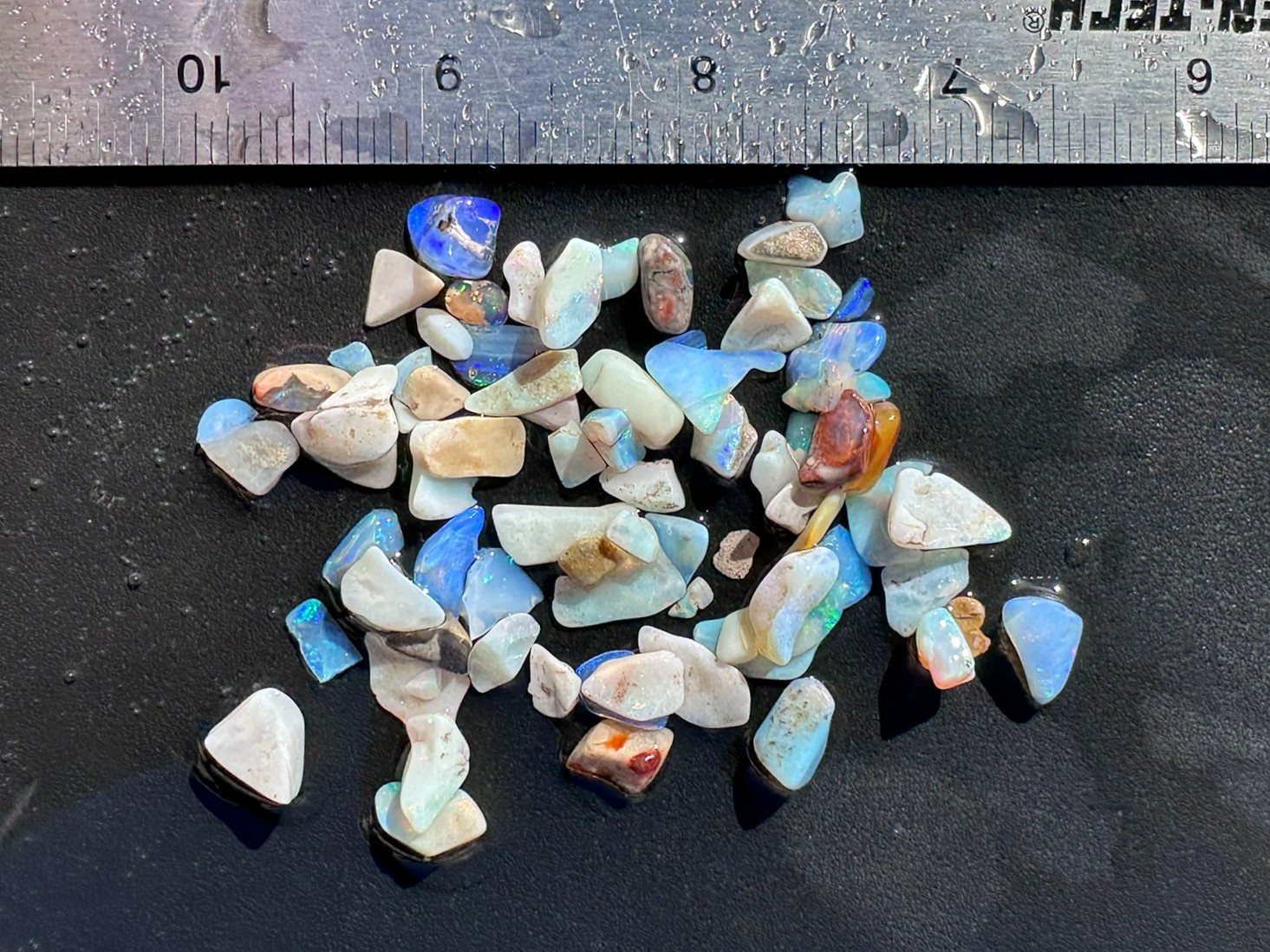 COLOR GUARANTEE Random Lot of 50 ct Tumbled Australian Opal Rough Crystal Opal