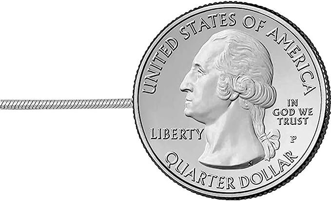 1MM Solid 925 Sterling Silver Italian DIAMOND CUT Snake Anklet 9″ or 10″