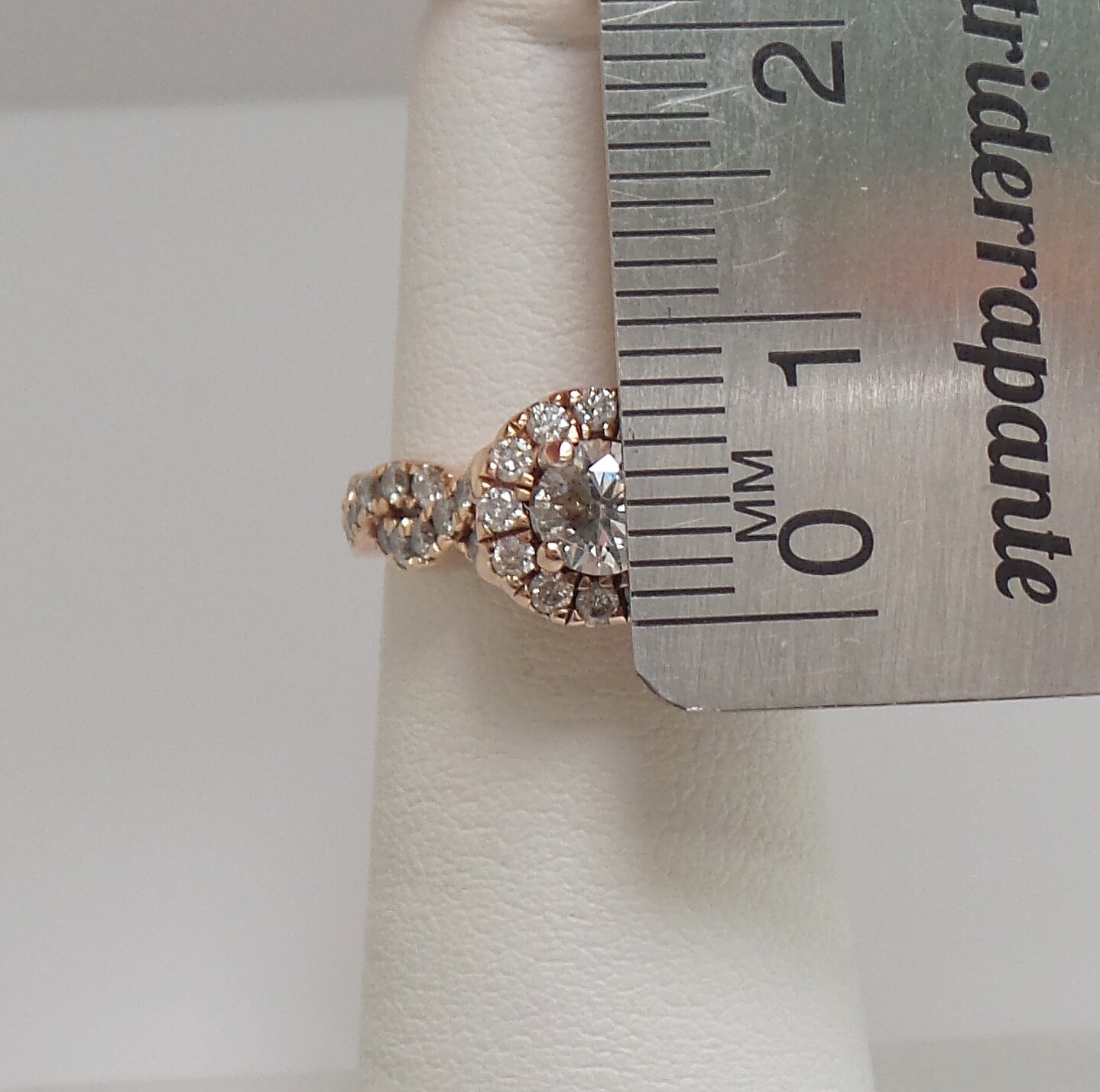 1CT Natural Diamond Anniversary Engagement Wedding Bridal Ring 14K Rose Gold