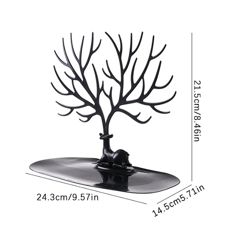Jewelry Display Stand Tree Storage Rack for Earrings Necklaces Rings Organizer