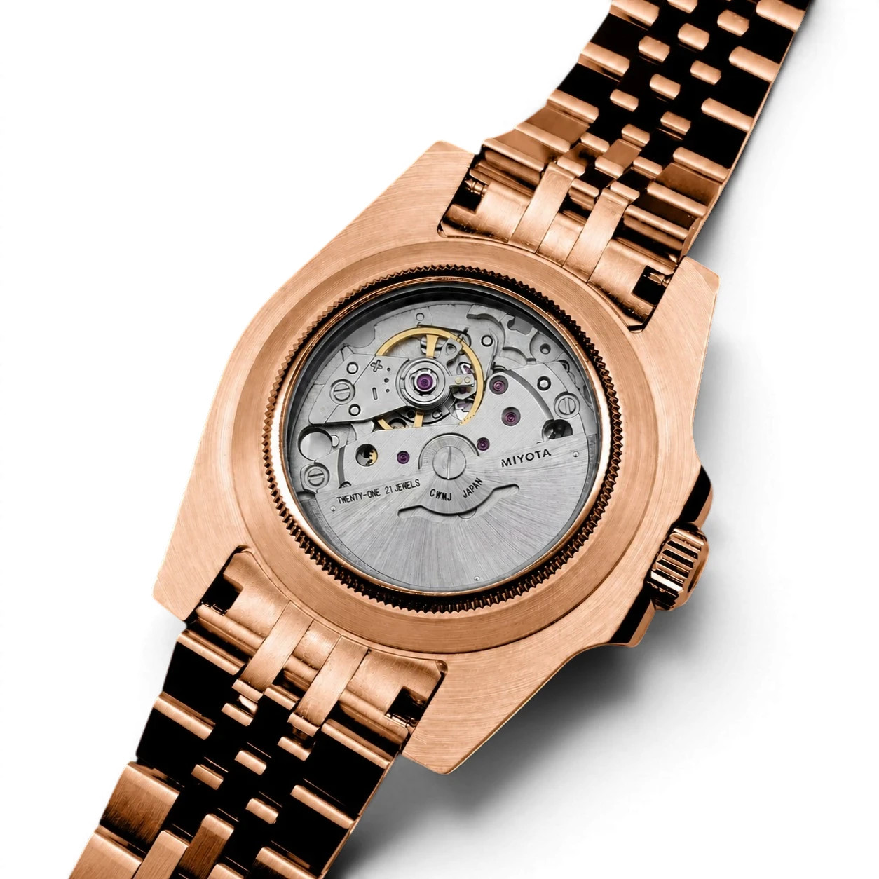 Phoenix Subtrack Vespa 10ATM Automatic Watch with Miyota Rose Gold Movement