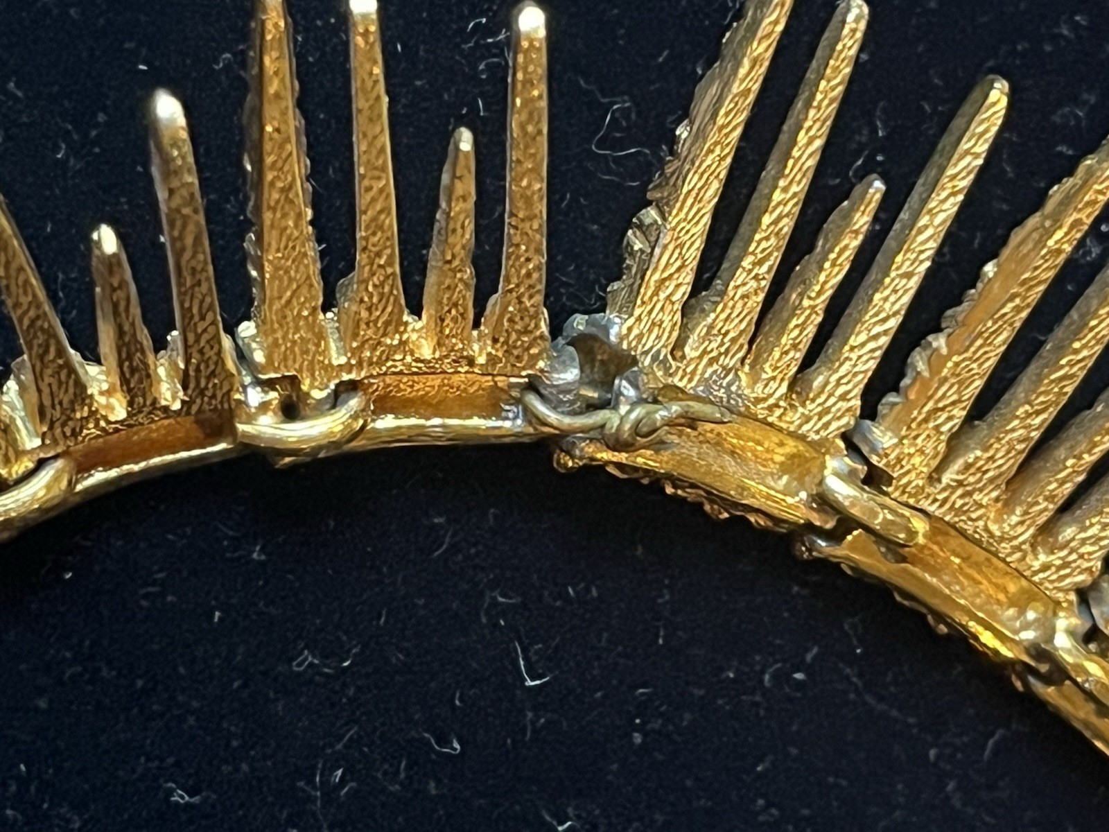 Vintage Marcel Boucher Gold Tone Necklace AS IS