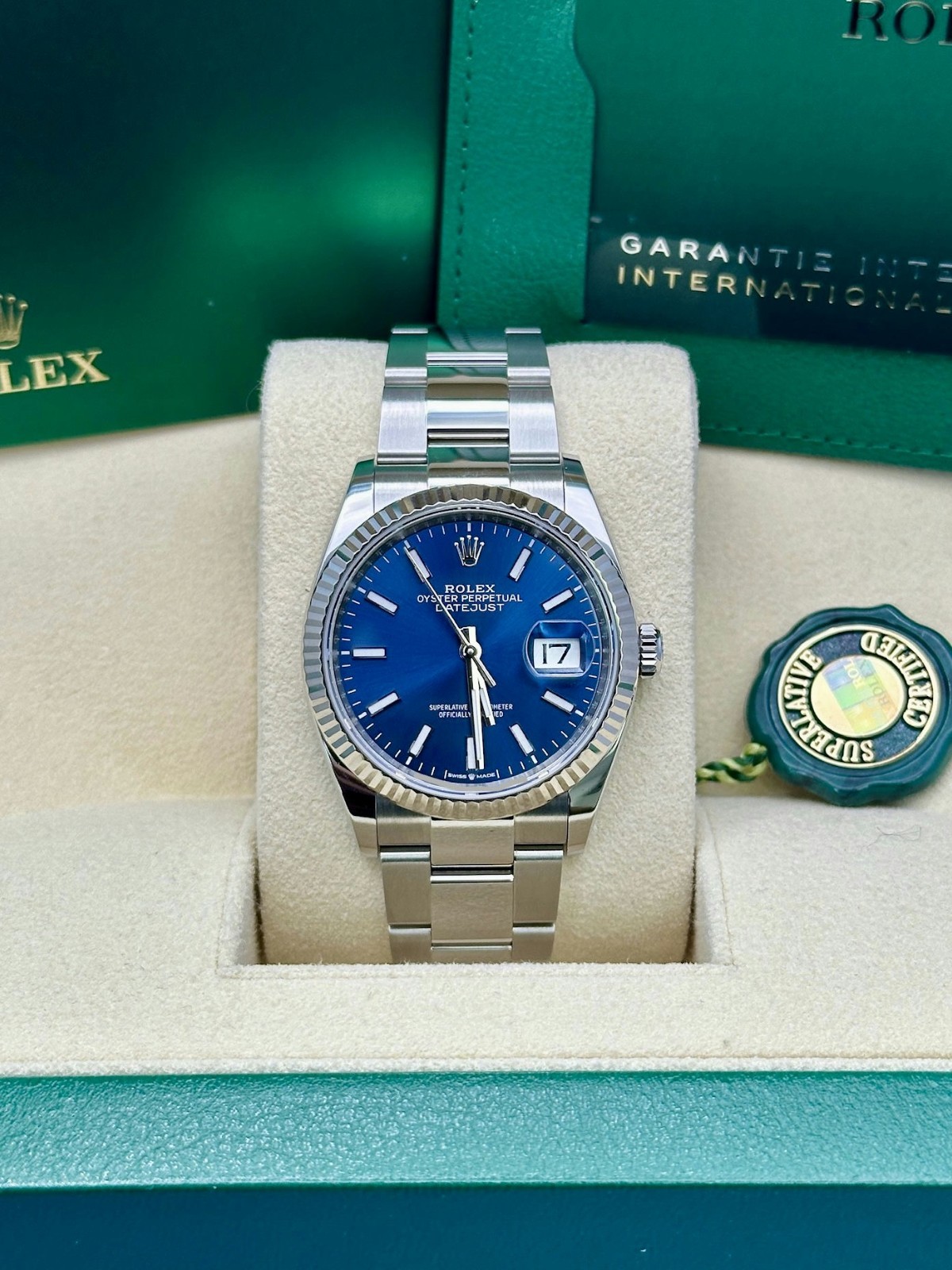 Rolex Datejust 126234 Oyster Bracelet Blue Dial 2026