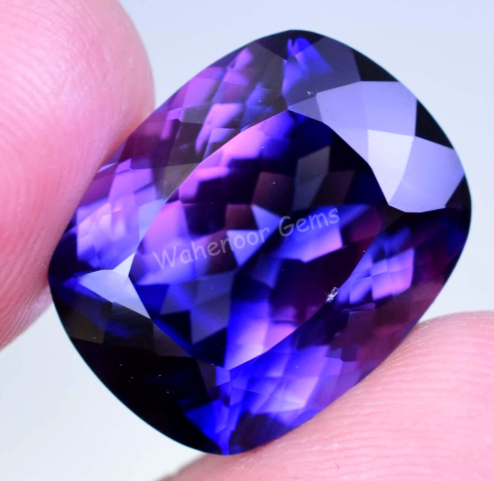 Natural 18.60 Ct Boysenberry Sapphire AGL Certified Fabulous Loose Gemstone