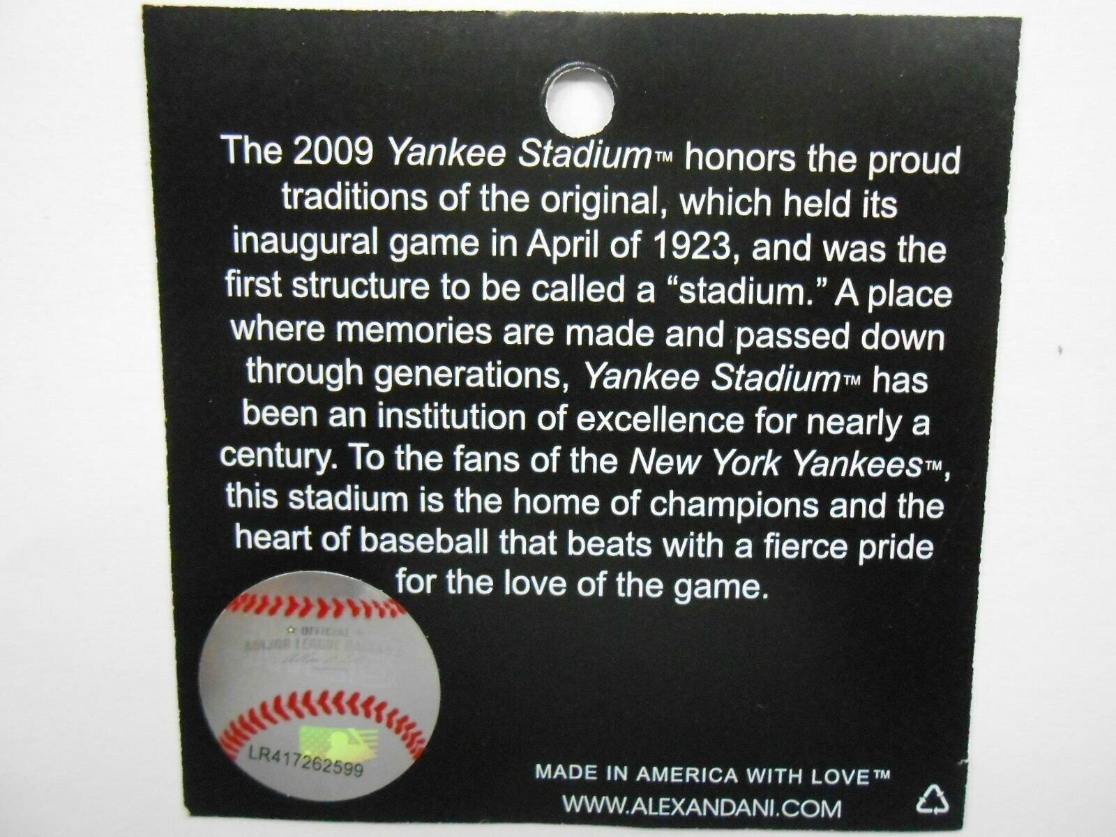 Alex and Ani Yankee Stadium Expandable Wire Bracelet Rafaelian Silver NWTBC