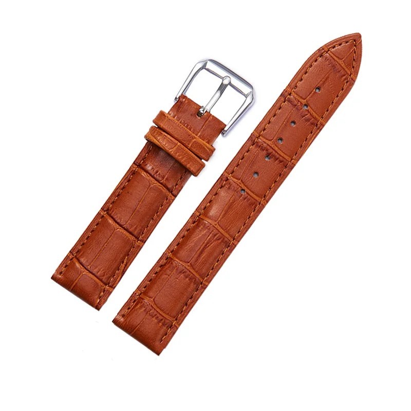 Genuine Leather Mens Watch Strap Band Brown Black 12mm 14mm 16mm 18mm 20mm 22mm