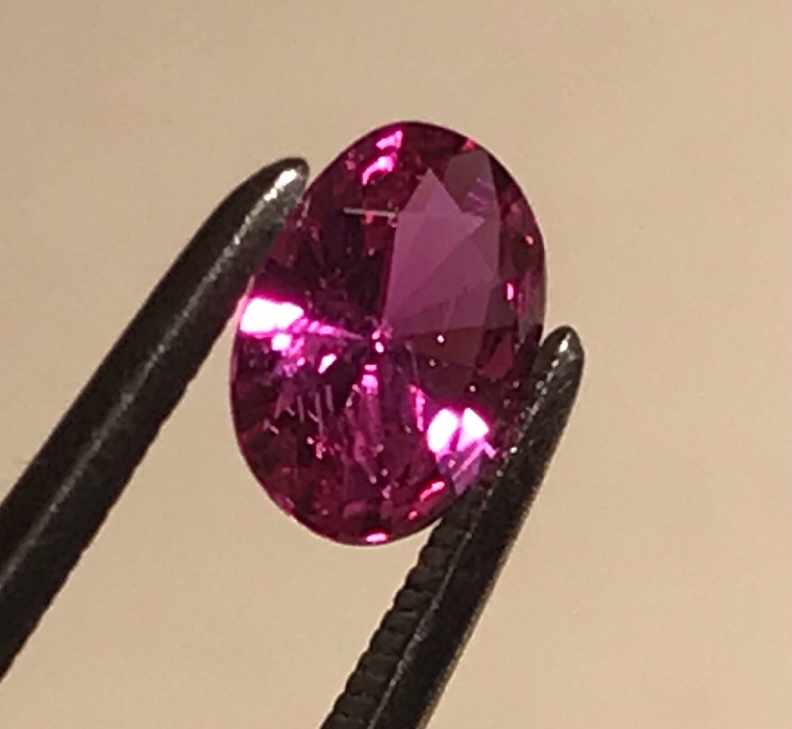 Natural Vietnam Ruby Gemstone Oval 0.42 Carat