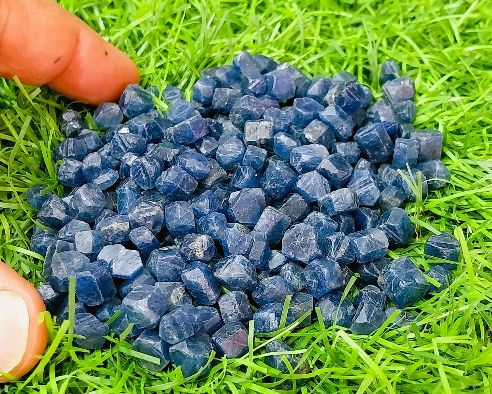 Natural Ceylon Blue Sapphire Rough Loose 100% Untreated Sapphire Rock 100 Ct-Lot
