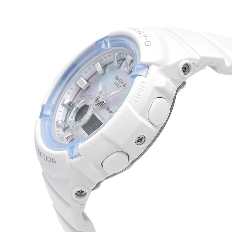 CASIO BABY-G BGA-280-7AJF Metallic Index Analog Digital Watch White 43.4mm