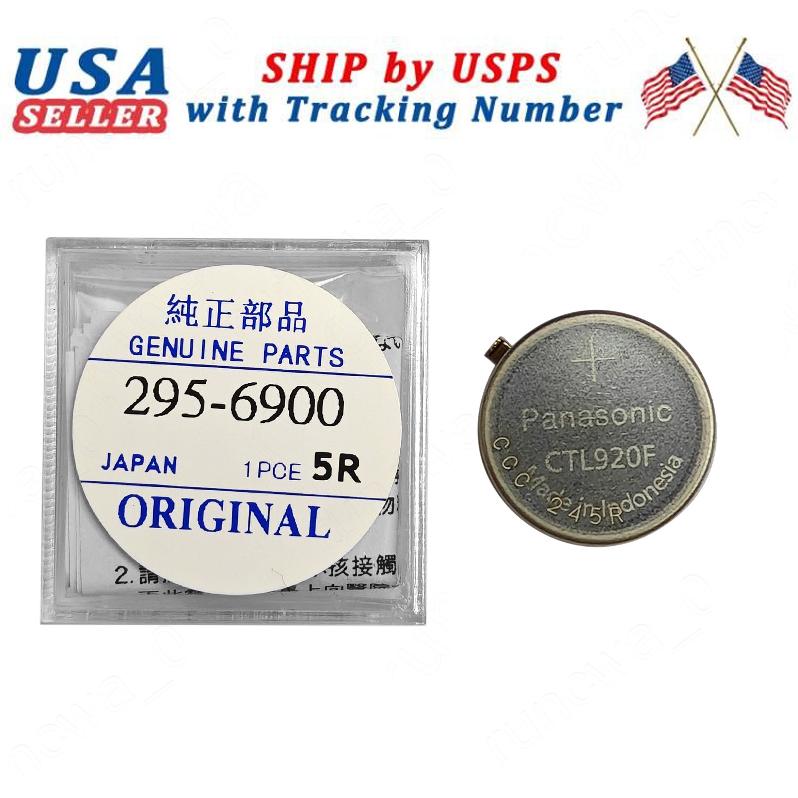 295-6900 CTL920F Capacitor Battery for Citizen Eco-Drive 9000 E610M E670M G900M