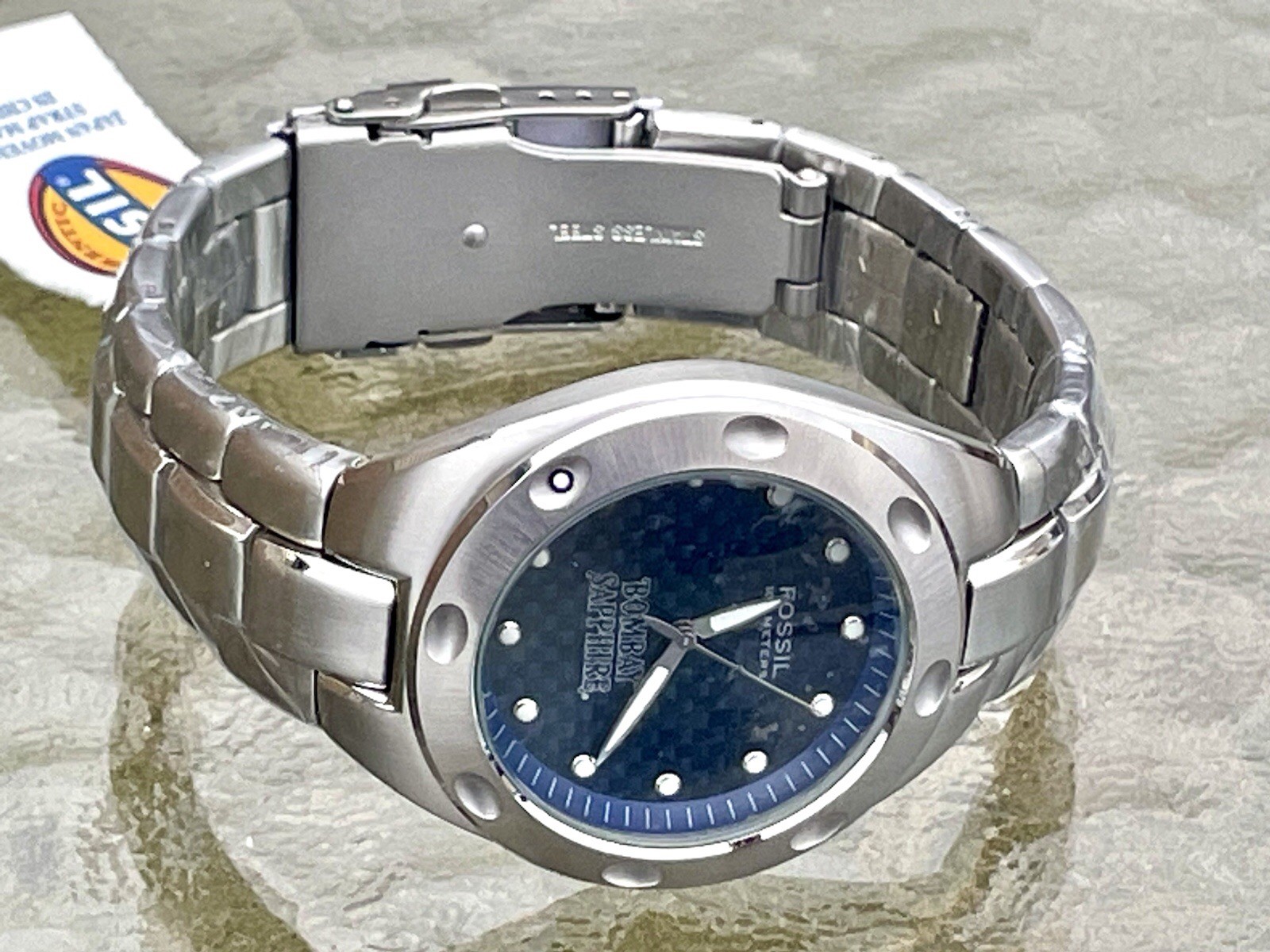 Fossil Bombay Sapphire PR5098 New Men’s Watch With New Battery!