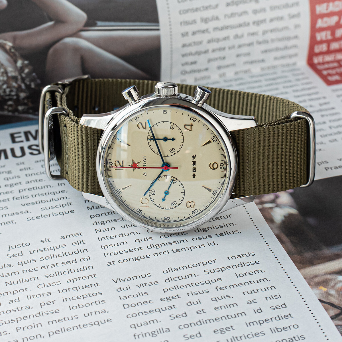 SEAGULL 1963 40mm 2024 Sapphire Upgrade Mechanical Chronograph watch SU1963S40