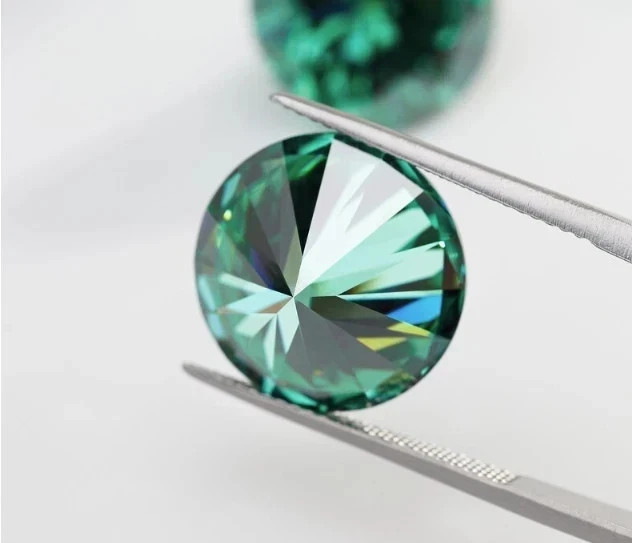 5 CT Natural Green Diamond 11.50 mm Round Cut VVS1 D Grade Certified Stone D03
