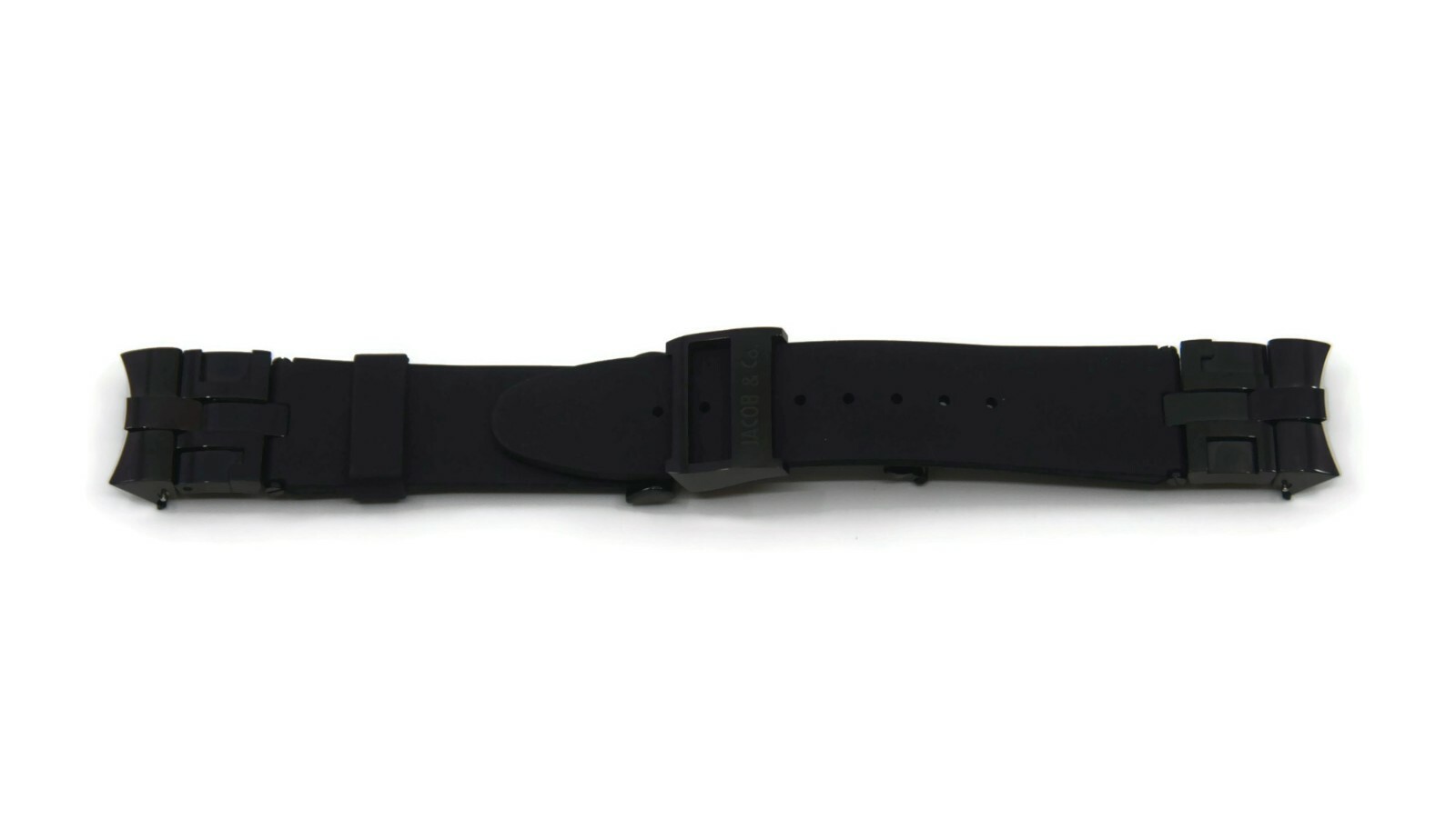 Jacob & Co OEM Black Rubber Strap 22mm
