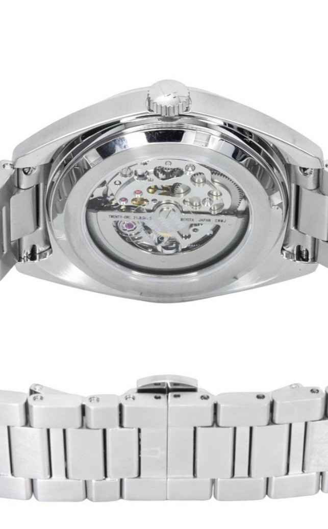 Bulova Men’s Surveyor Exhibition Front & Rear Stainless Steel 96A292 BNIB Unworn