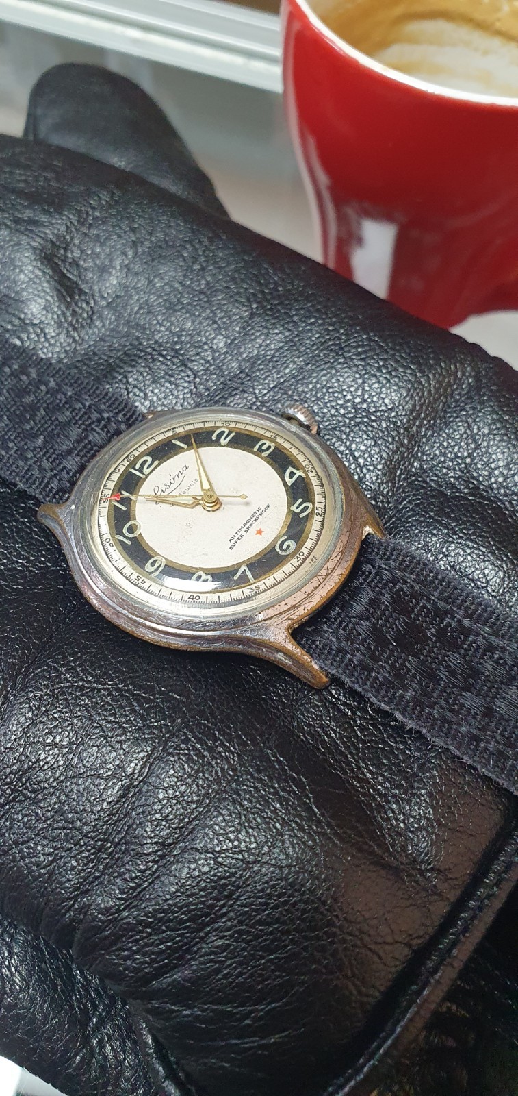Vintage Men’s Lisona De Luxe Watch, French-Made Cal. HP 127, Mid-20th Century