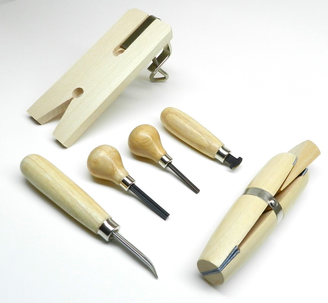 Jewelry Making Setting Tool Kit Ring Clamp Bezel & Pusher Prong Roller Bench Pin