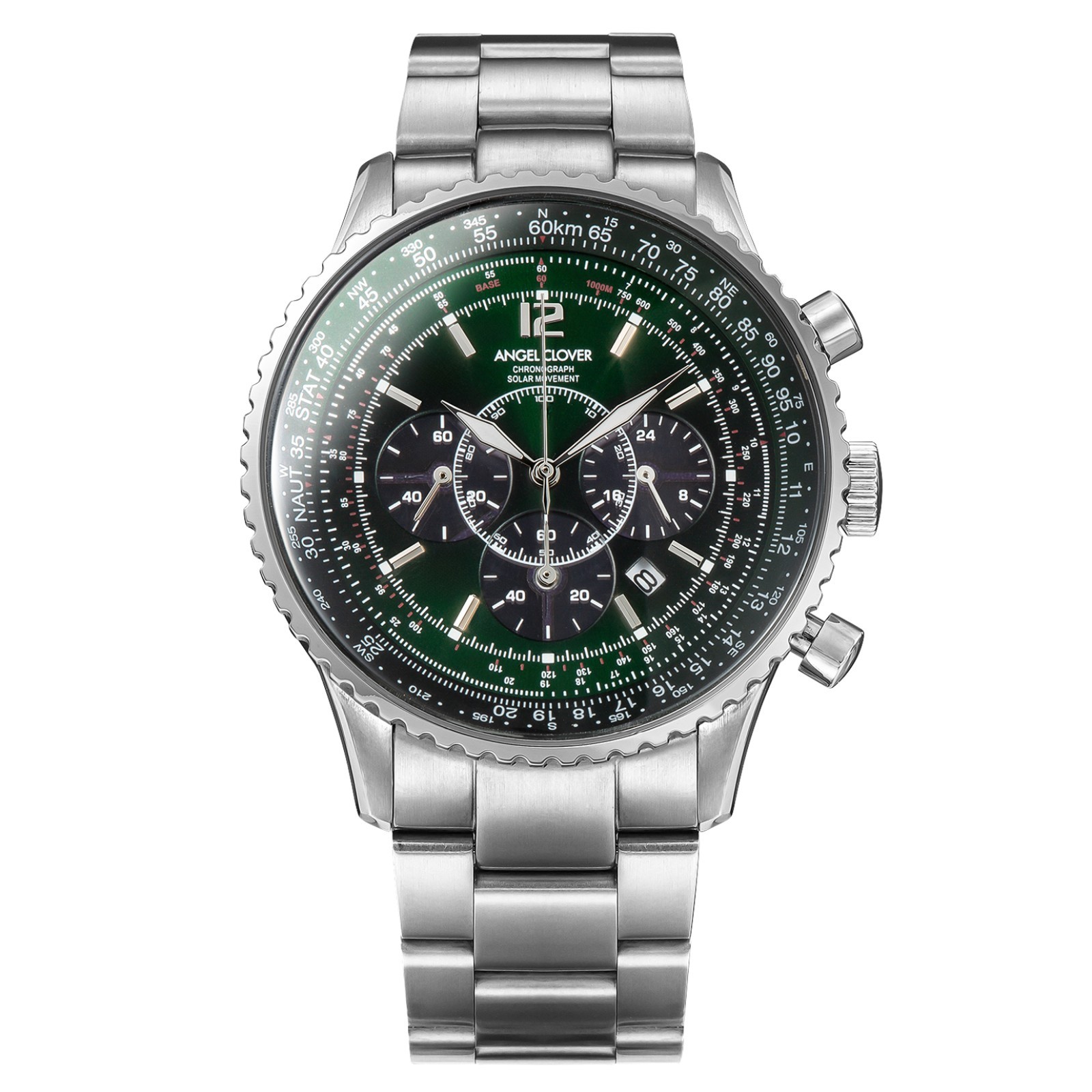 Angel Clover Watch NTS44SGR Solar Stainlesssteal Men’s