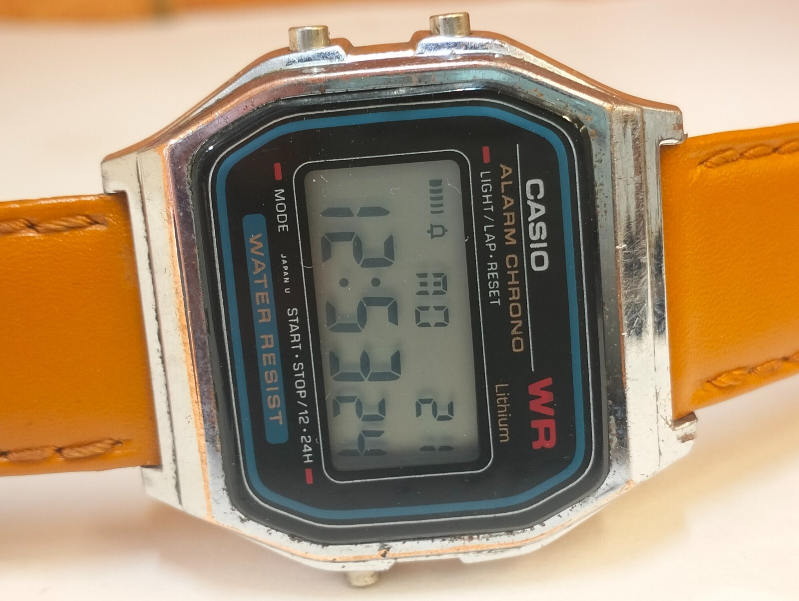 ALARM CHRONO DIGITAL QUARTZ A159W MEN’S FULL WORKING STRAP AFTER MARKET