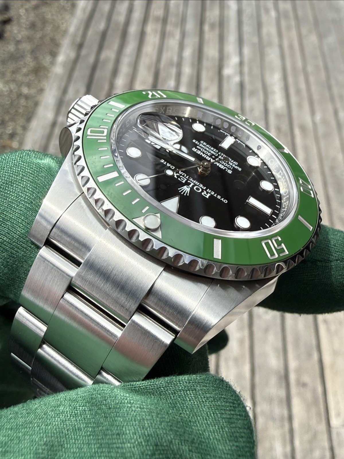 2025 Rolex Submariner Date 41mm Steel “Starbucks” MK2 Green Bezel 126610LV FS