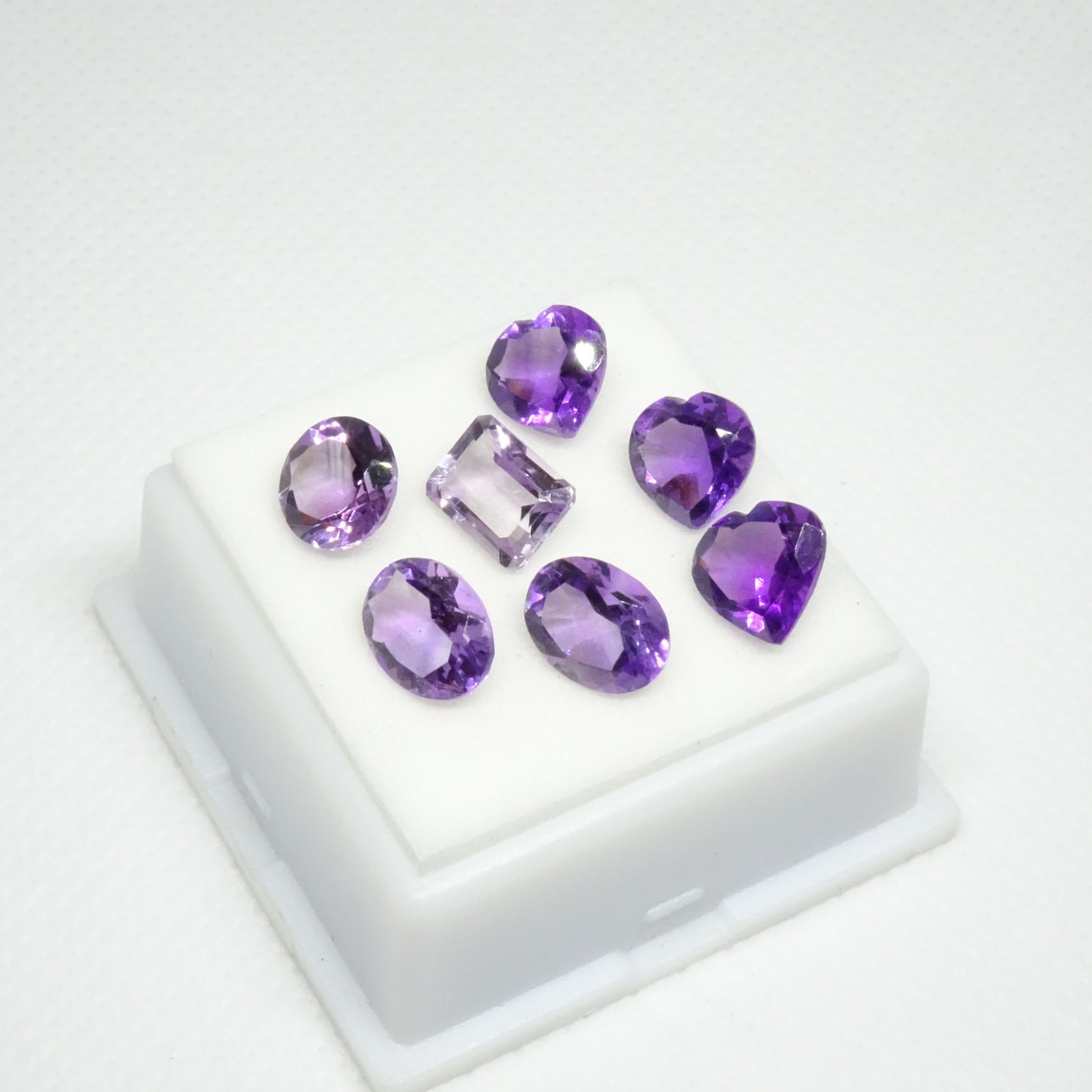 10.09CTW Amethyst Parcel – Shape & MM Varies – African Amethyst Gemstones Parcel