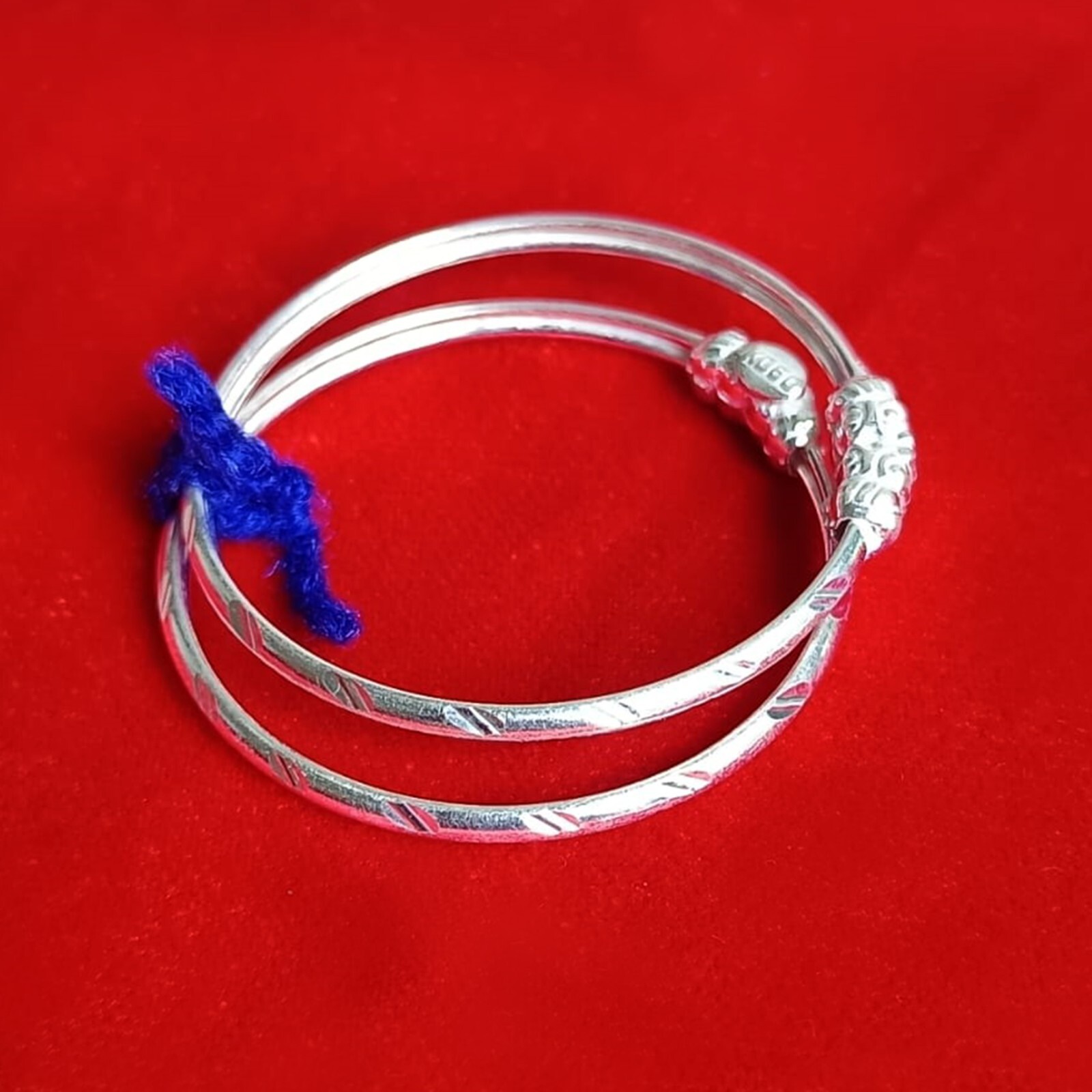 925 Sterling Silver Newborn Baby Child Cuff Bangle Handmade Unisex Kids Jewelry