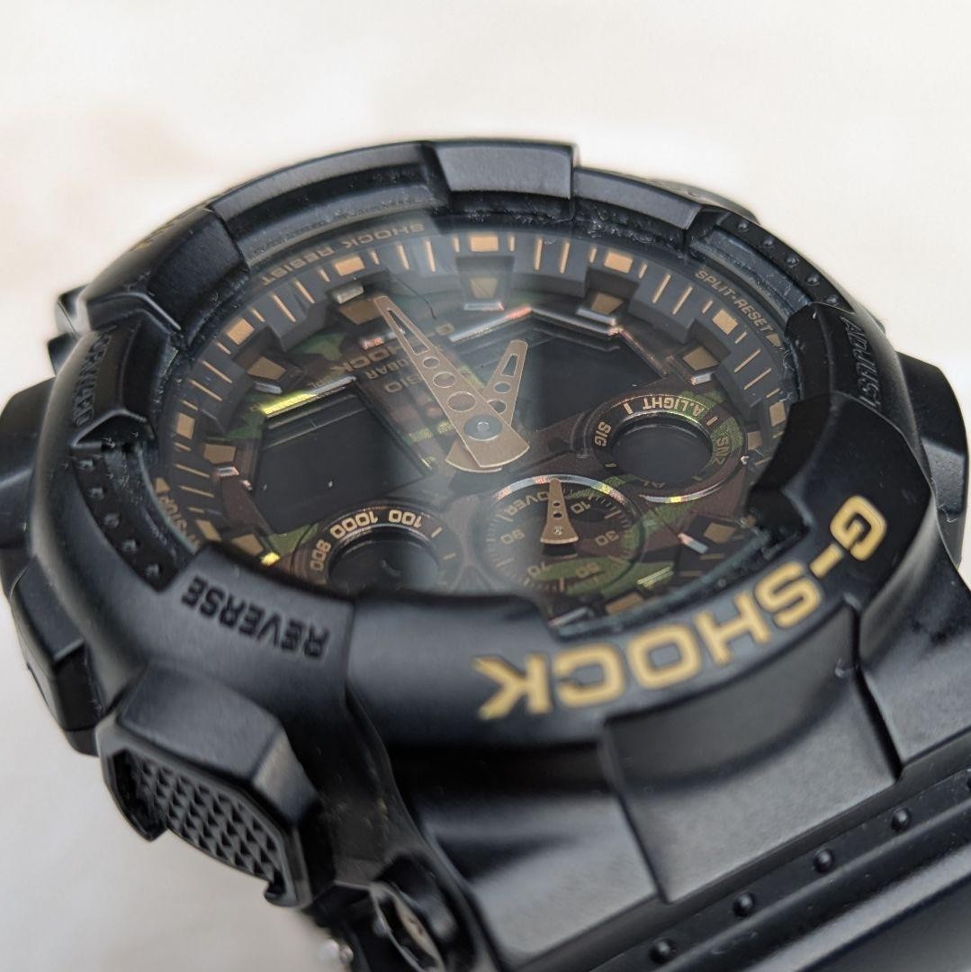 Excellent Condition GA 100CF 1A9JF G SHOCK Camouflage New Battery