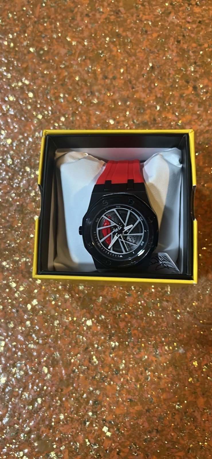 🔥🔥NIB LIMITED Invicta Speedway Rim Men’s Watch 42mm Red 69491 🔥🔥