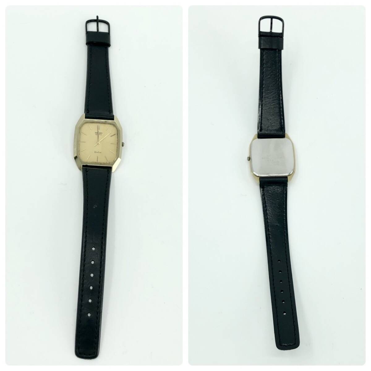New Working Excellent Condition SEIKO Dolce 5931 5300 Quartz 1982 Model Octagon