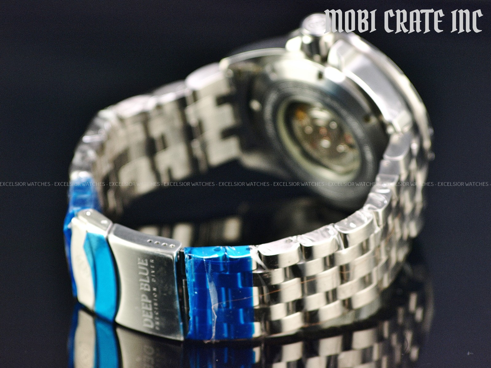 Deep Blue DayNight 63 T-100 47mm Swiss ETA 2824 Automatic 500m Sapphire Watch