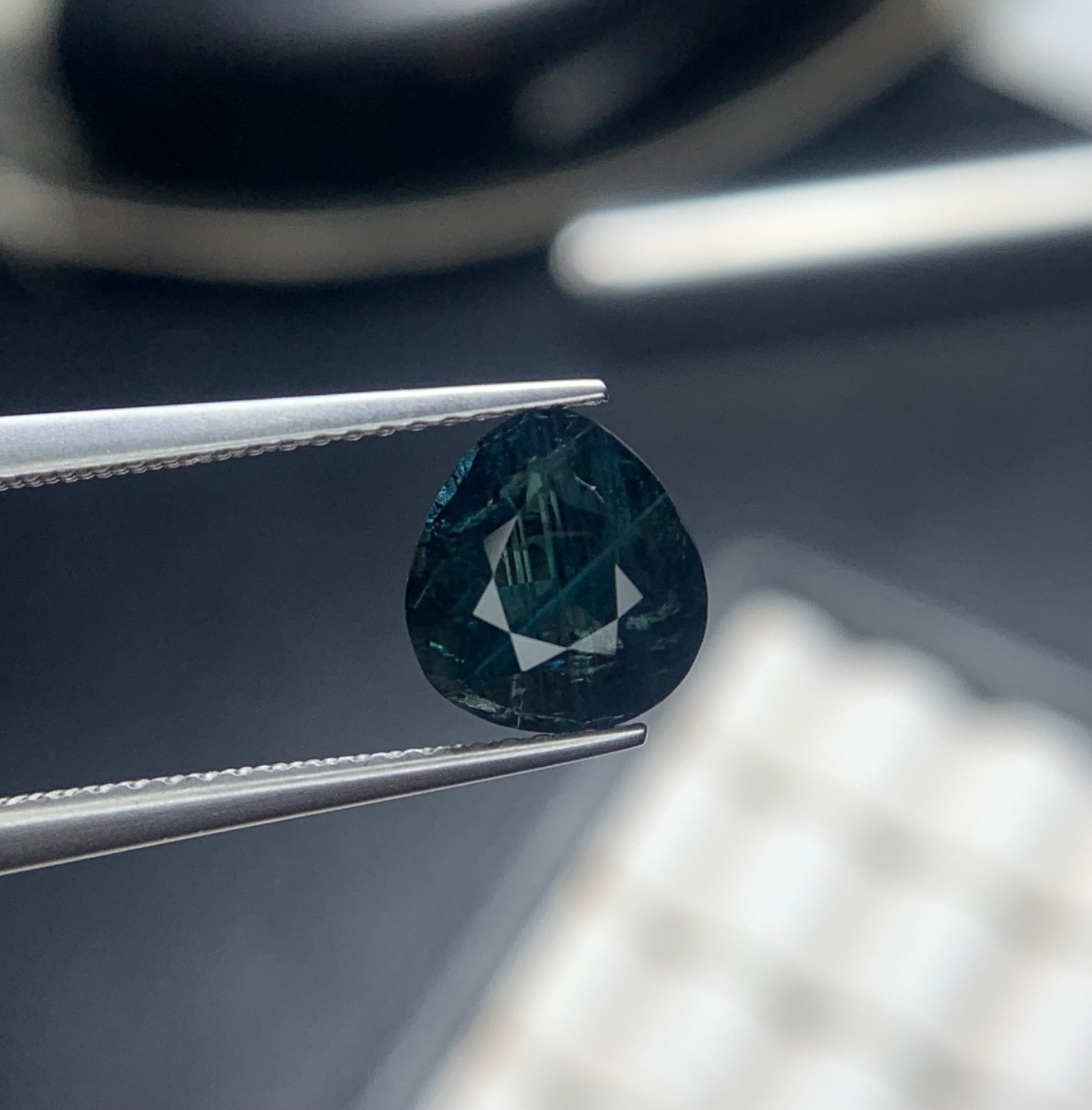 Natural Teal Sapphire Gemstone, 2.43 Crt From Madagascar